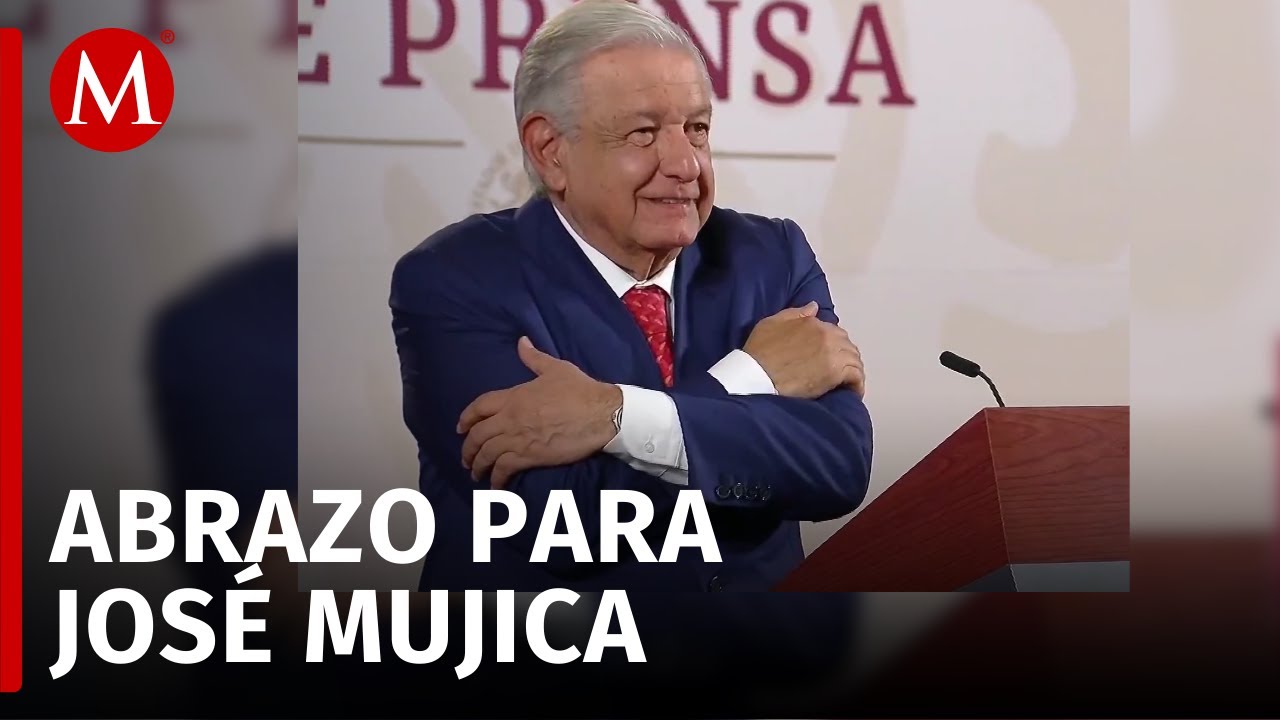 AMLO env&iacute;a abrazo a Jos&eacute; Mujica por enfermedad; 