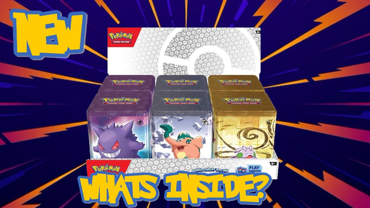 Opening *NEW* Pokemon Stacking Tins 2024