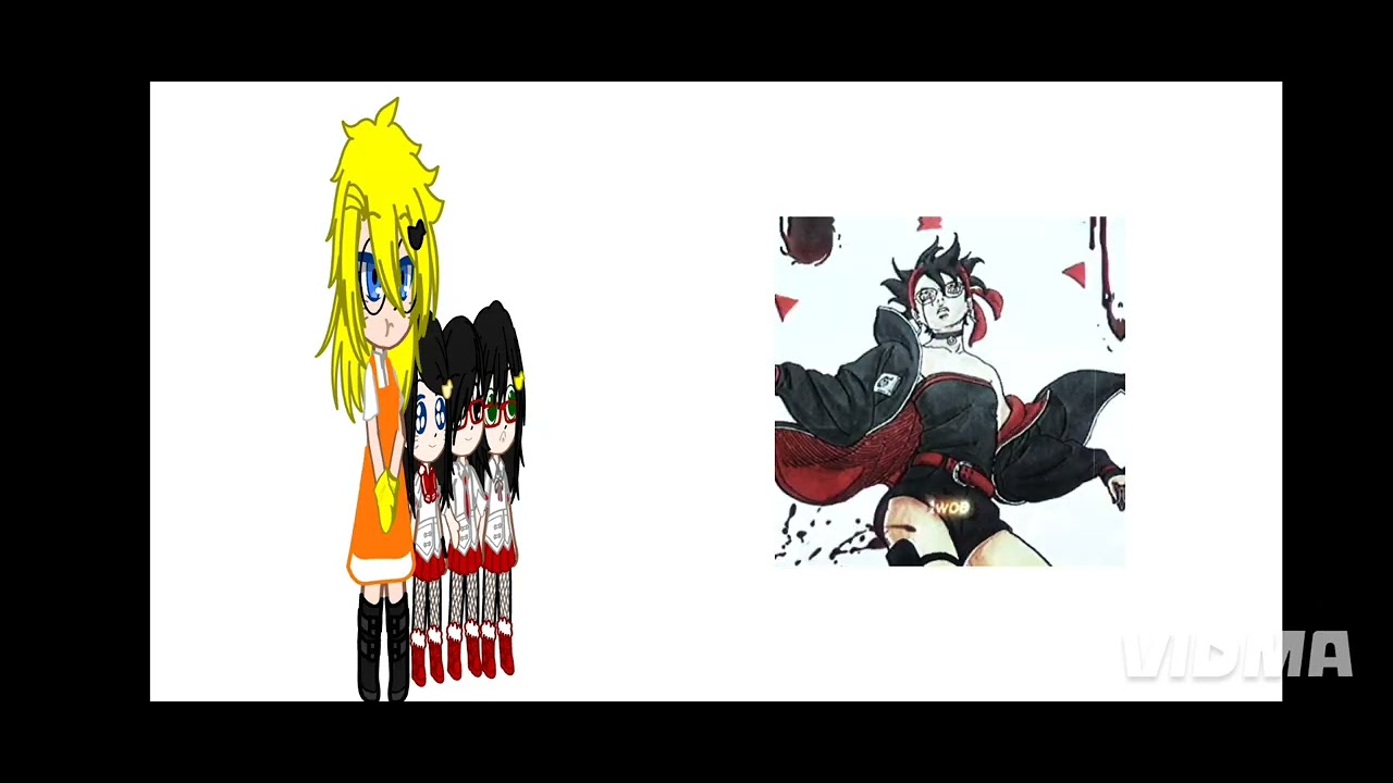 Sasunaru Uchiha Familiar Himawari Sarada Megami Uchiha Uzumaki M,B,S