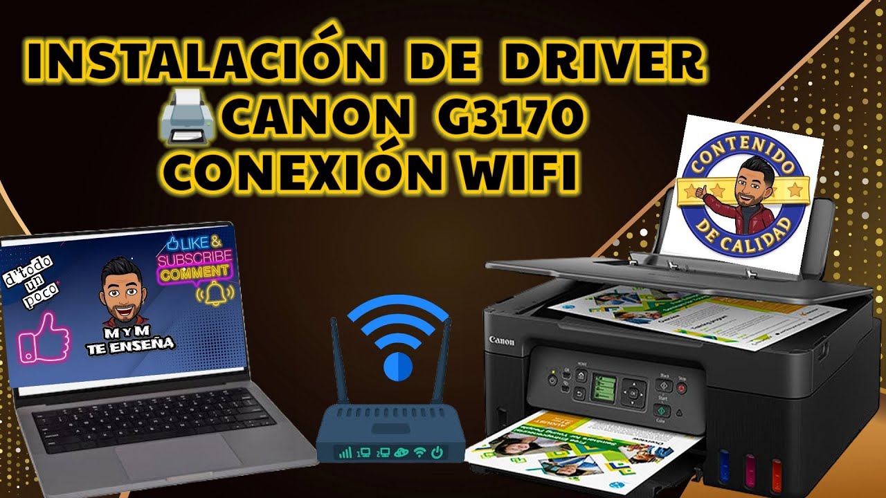 INSTALACIÓN DRIVER CANON G3170 🖨️✅.   FÁCIL Y RÁPIDO