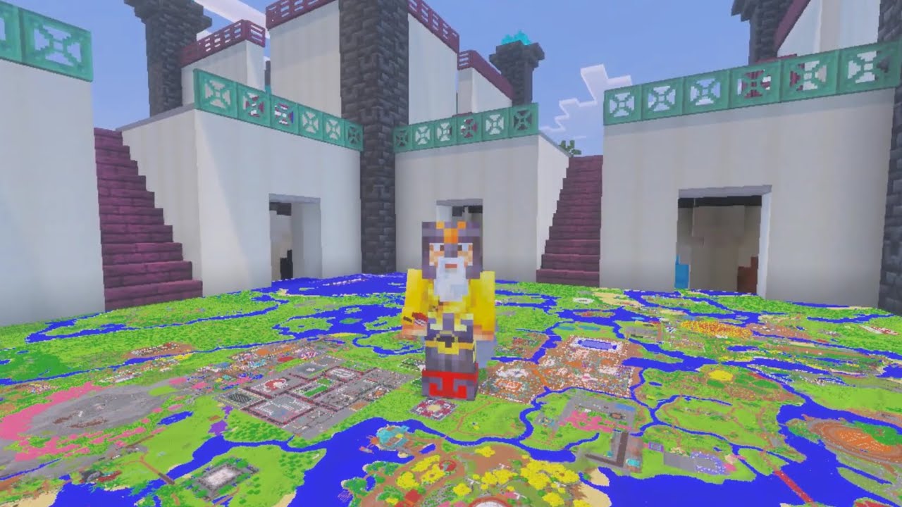 Новая карта с эпическими постройками | Карта 10-го сезона Hermitcraft от Hermitcraft (1)