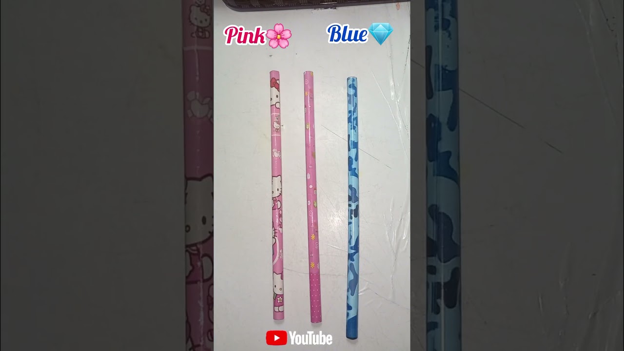 Pink vs blue  🌸💎stationery #schoolstationary #shorts #stationary #ytshorts #pinkvsblue #cute #love