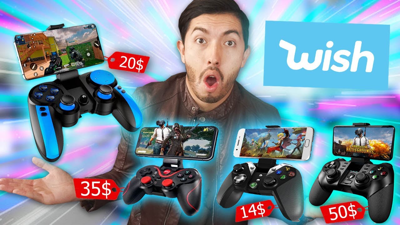 COMPR&Eacute; TODOS LOS CONTROLES PARA CELULAR DE WISH... FORTNITE,FREE FIRE,PUBG