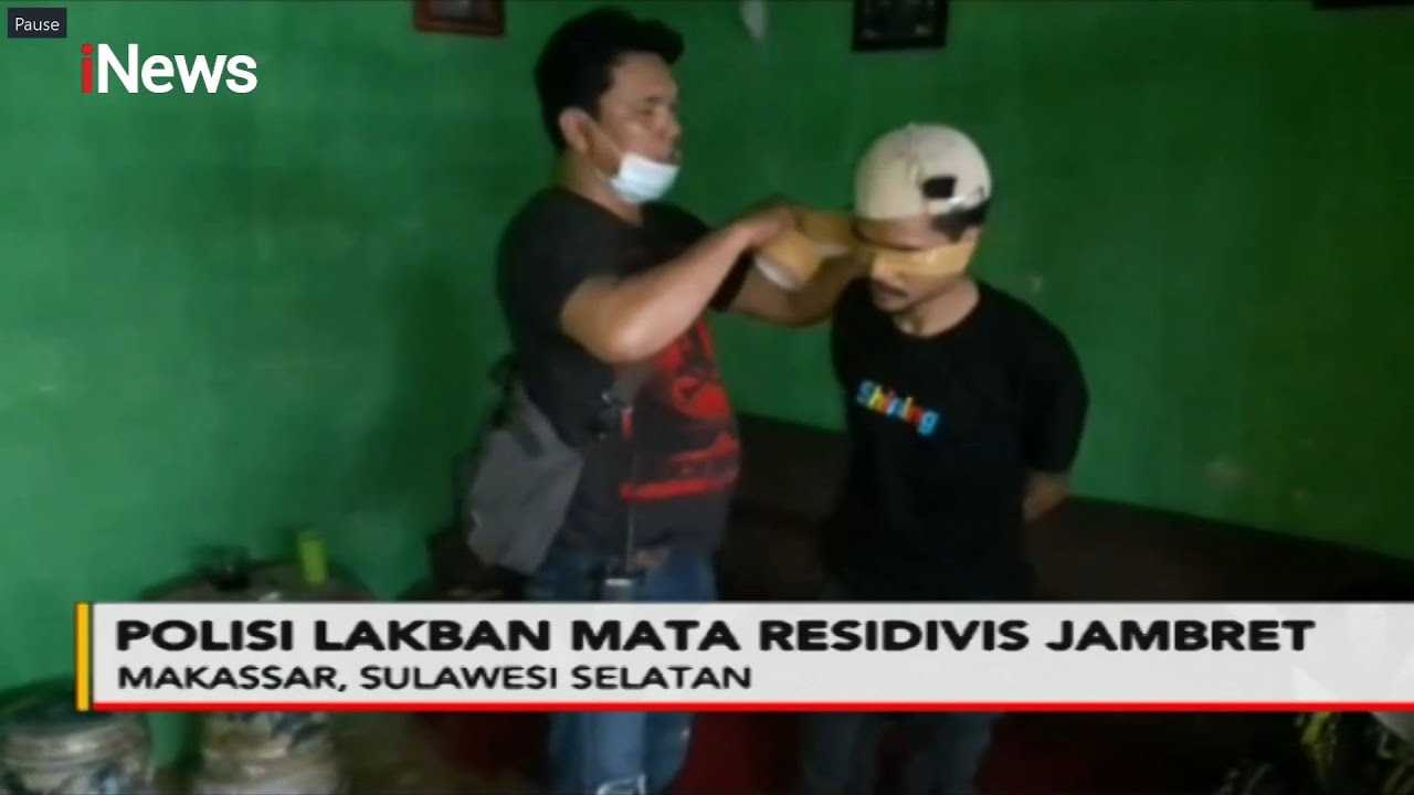 Residivis Jambret di Makassar Kembali Digiring Masuk Bui Akibat Berulah Lagi  - Police Line 01/01
