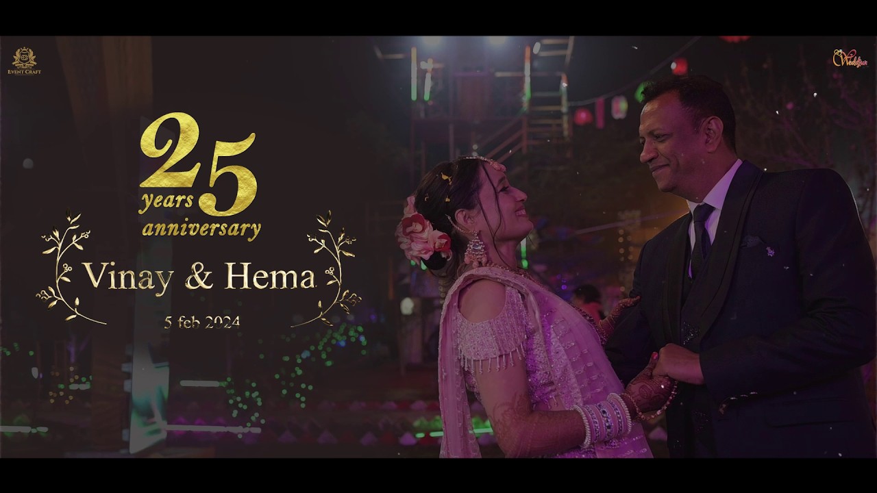 25th Wedding Anniversary Vinay & Hema | Teaser Highlight | WeddjunByArjun