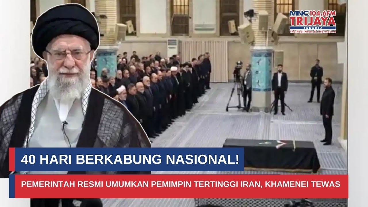 Ribuan Warga Iran Antar Pemakaman Ayatollah Khamenei, Seruan Balas Dendam Menggema di Teheran