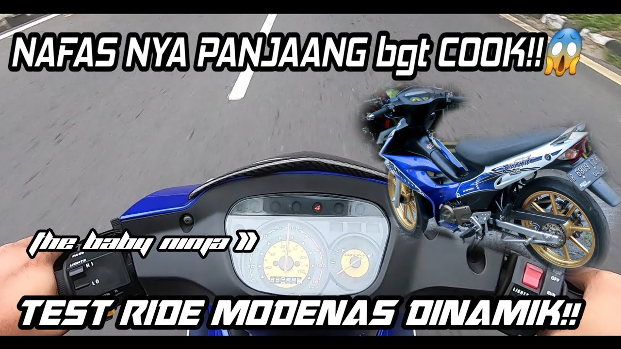 Di juluki The Baby NINJA!! Test Ride Modenas Dinamik | TOP SPEED berapa ya ?? 🤔