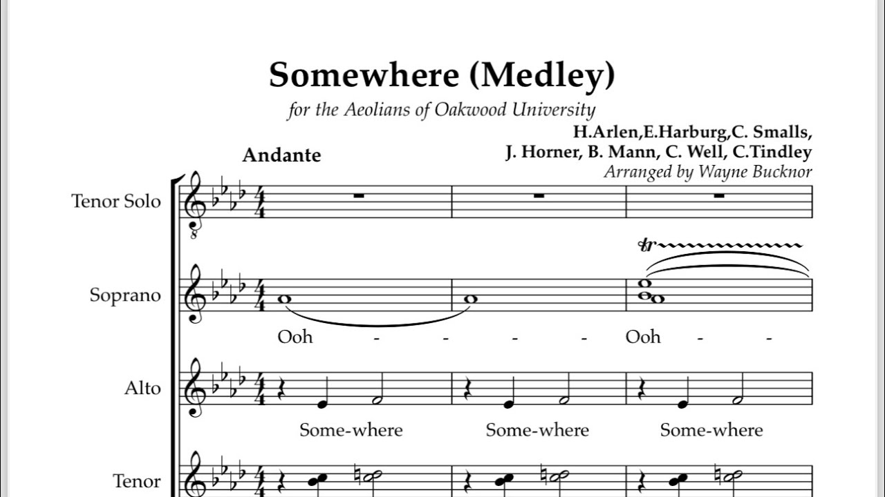 Somewhere Medley | arr. Wayne Bucknor