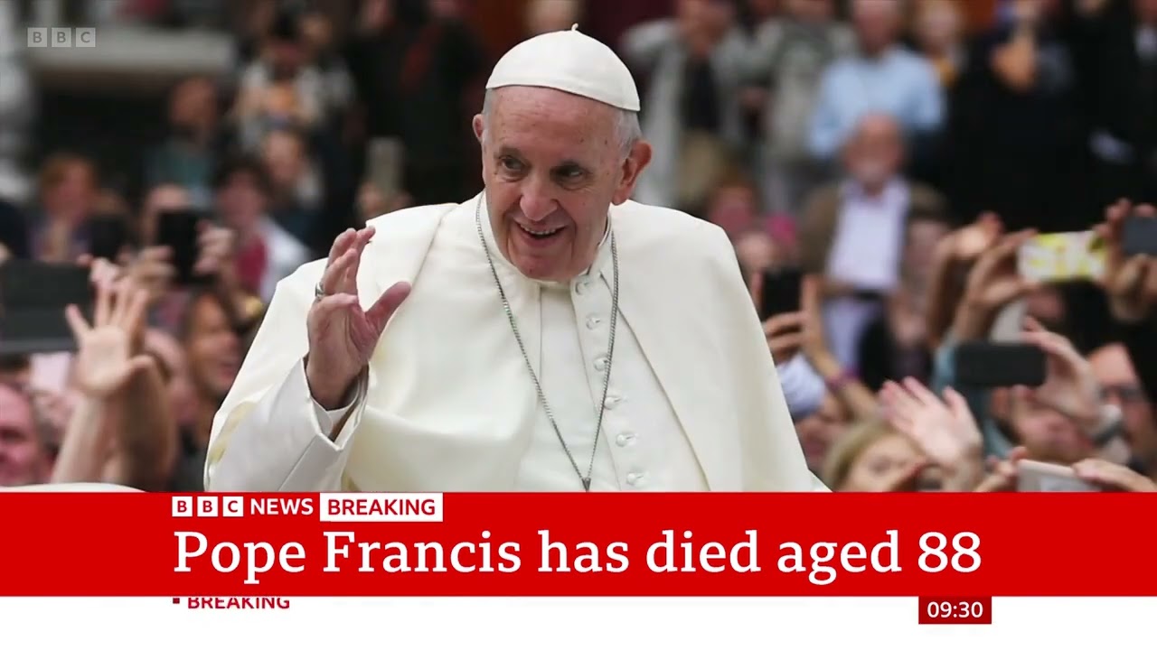 BBC News Special: The Death of Pope Francis (Opening) - 21st April 2025