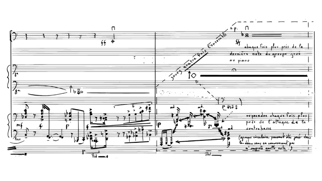 Gérard Grisey - Echanges (Audio + Full Score)