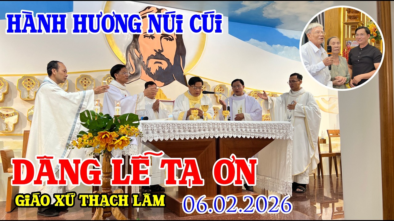 HÀNH HƯƠNG ĐỨC MẸ NÚI CÚI NHỮNG NGÀY CUỐI NĂM - THÁNH LỄ TẠ ƠN MỪNG HÔN PHỐI ÔNG BÀ CỐ