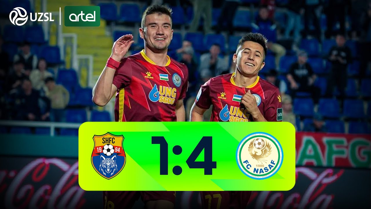 Superliga 4-tur. Sho‘rtan - Nasaf bahsida kiritilgan gollar va xavfli vaziyatlar (Highlights)