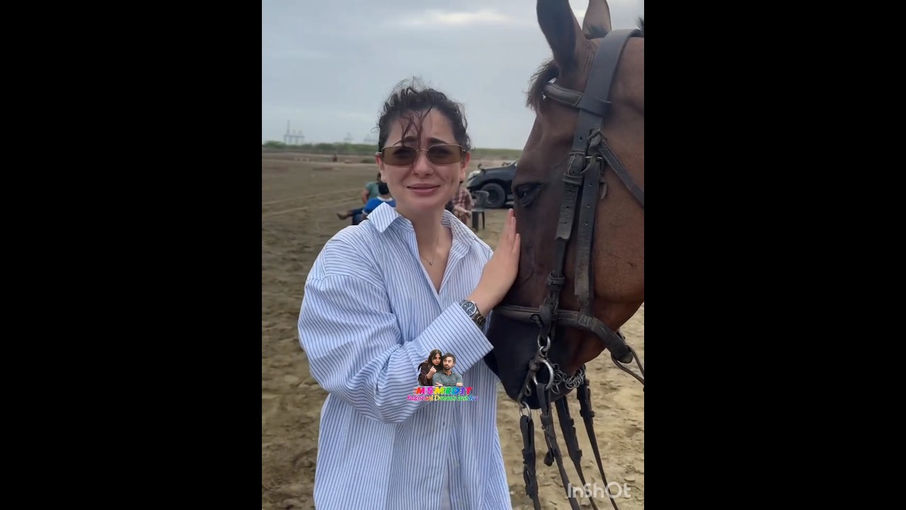 Gorgeous Hania Amir Masti in Meri Zindagi Hai Tu Last Episode BTS 