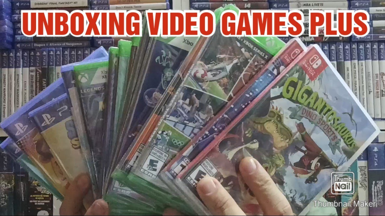Unboxing Video Games Plus.