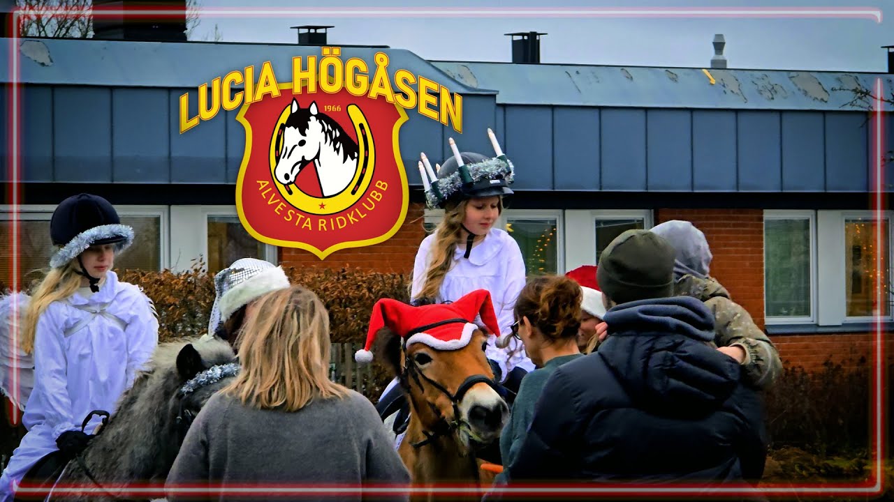 Lucia-tåg Högåsen med Alvesta Ridklubb | 2025-12-14