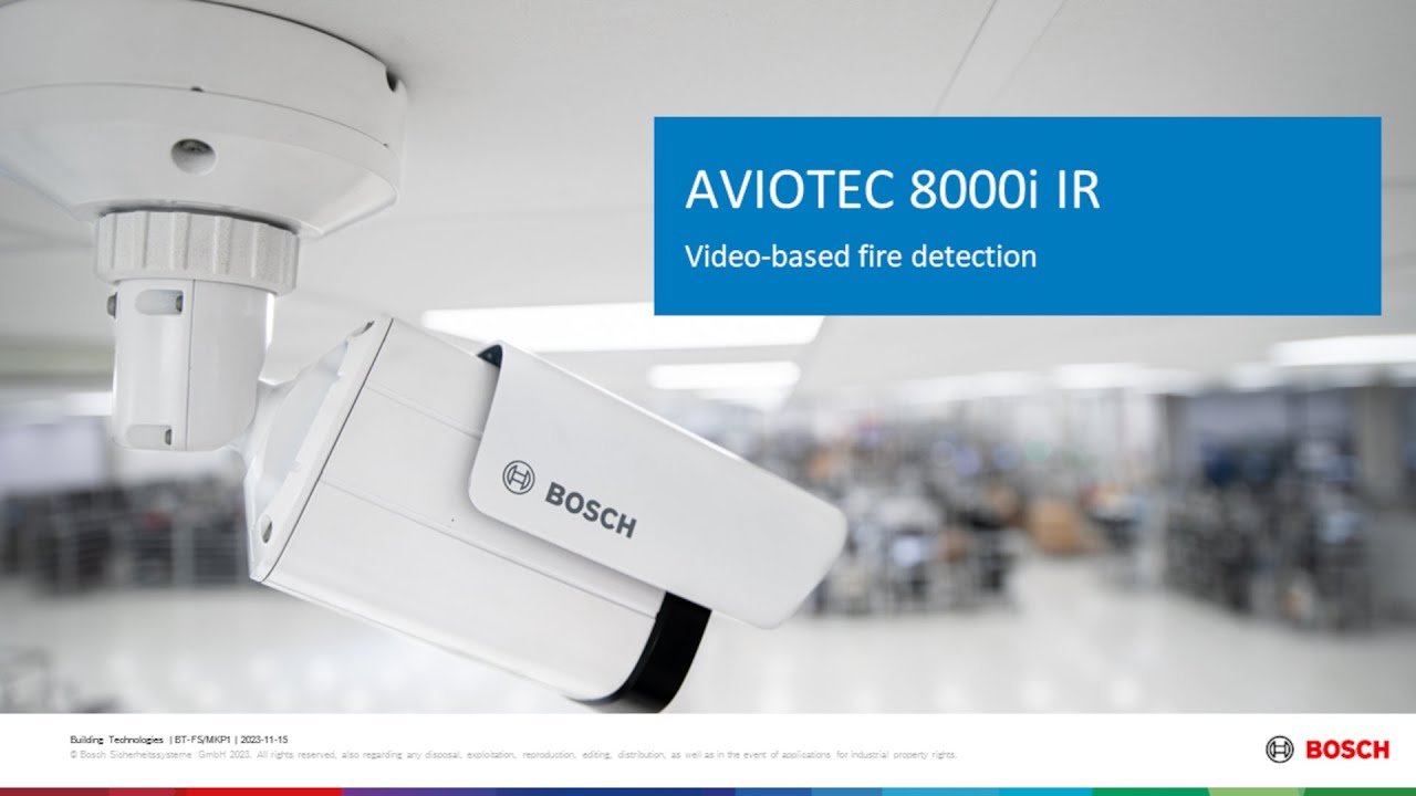 Bosch Security - Introducing the newest AVIOTEC fire and smoke detection camera