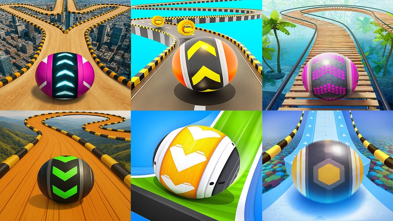 Going Balls VS City Ball Run Rollance Adventure Balls Sky Rolling Balls Gyro Balls Action Balls