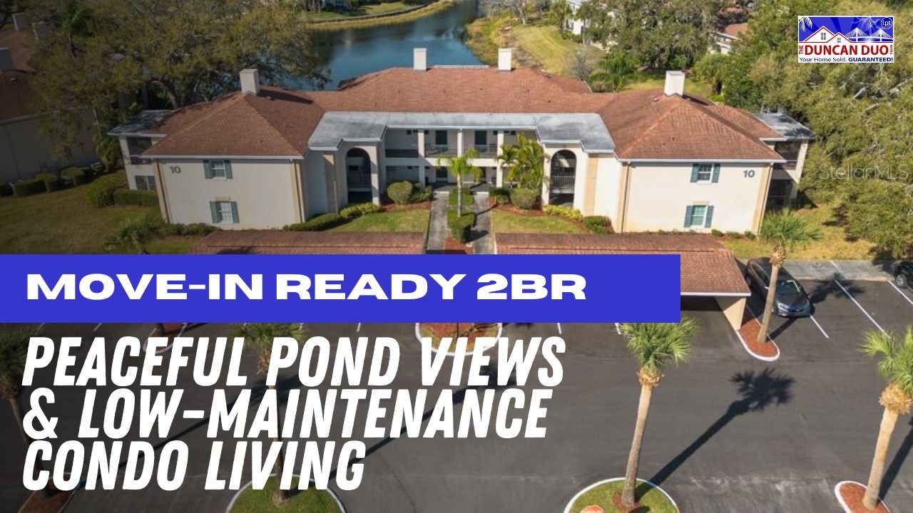 Pond-View Condo Living in Tampa 🌴 | Move-In Ready 2BR at The Grand at Olde Carrollwood