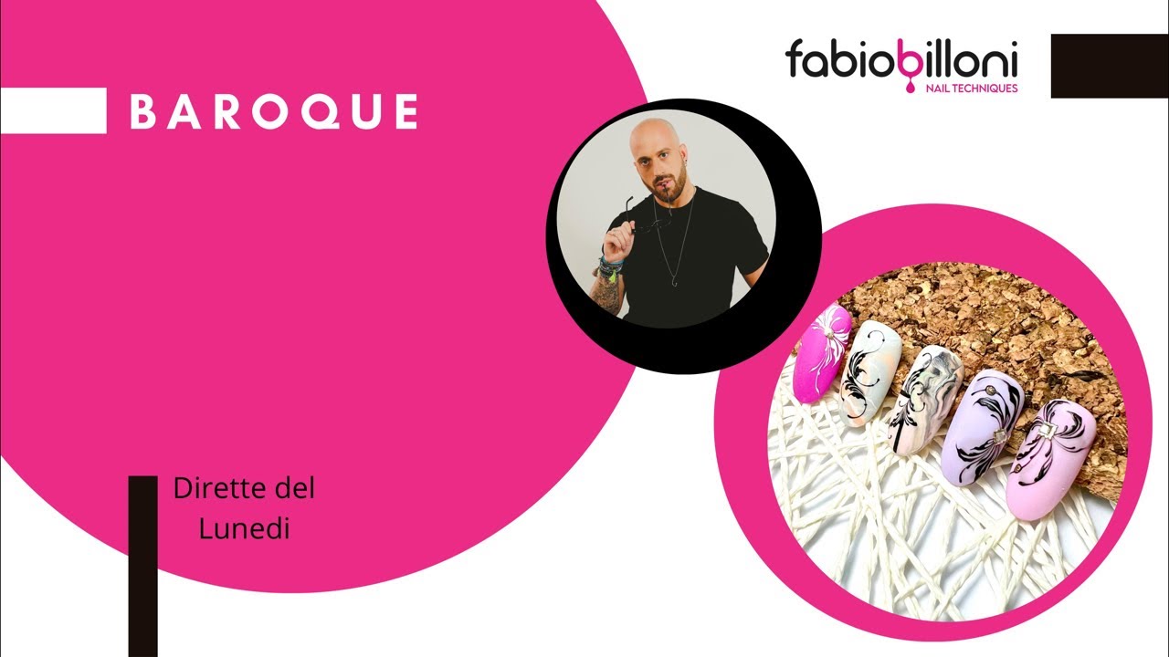 Baroque | nail art con ghirigori e sfumature