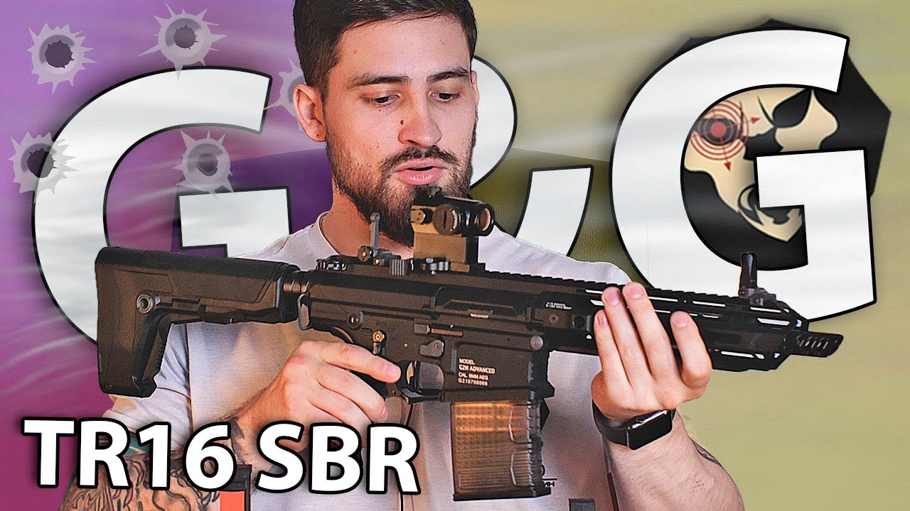 Страйкбольный автомат G&G TR16 SBR 308 Mk2 (SR25 Short) видео обзор