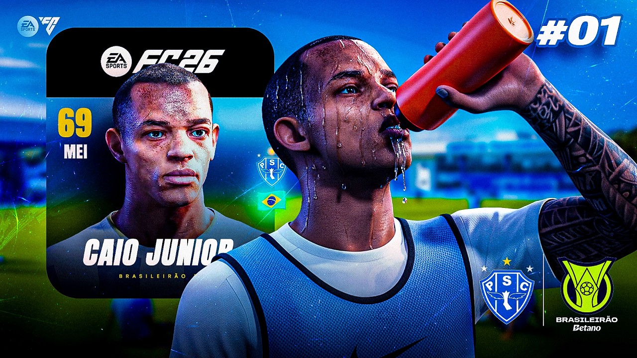 o INÍCIO da MAIOR PROMESSA BRASILEIRA 🇧🇷🔥 | Modo Carreira Jogador EA FC 26 | EP 01