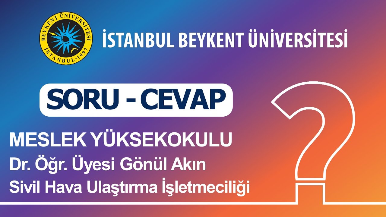 Dr. Öğr. Üyesi Gönül Akın | Sivil Hava Ulaştırma İşletmeciliği