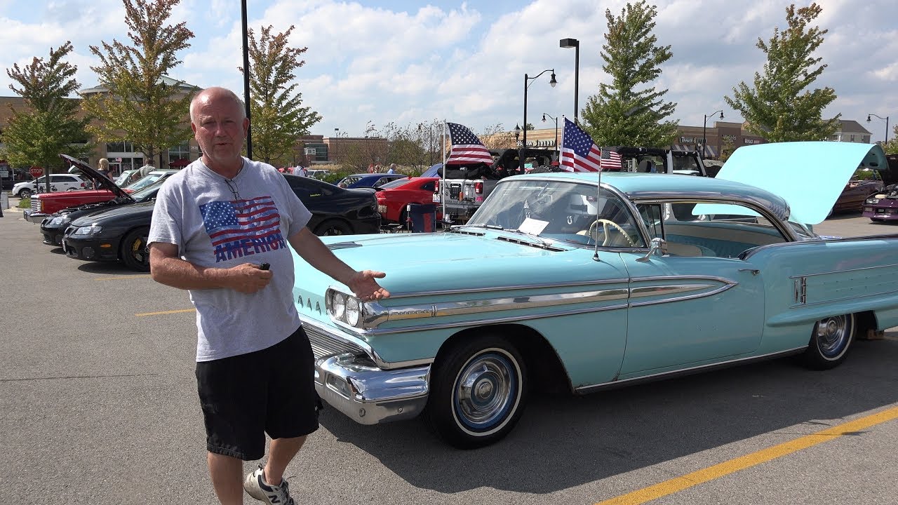 1958 Olds Super 88 - LOOK AT ALL THAT CHROME plus Pull Out Portable Radio - Interview
