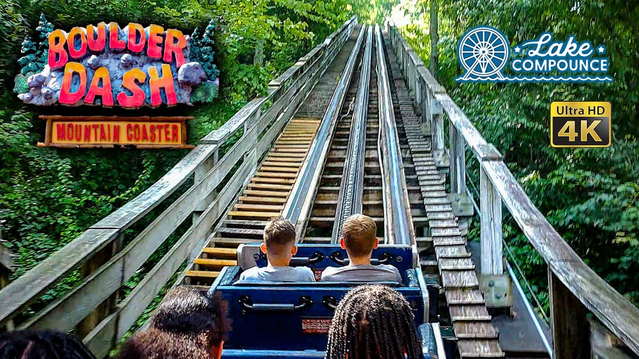 2023 Boulder Dash Roller Coaster On Ride 4K POV Lake Compounce