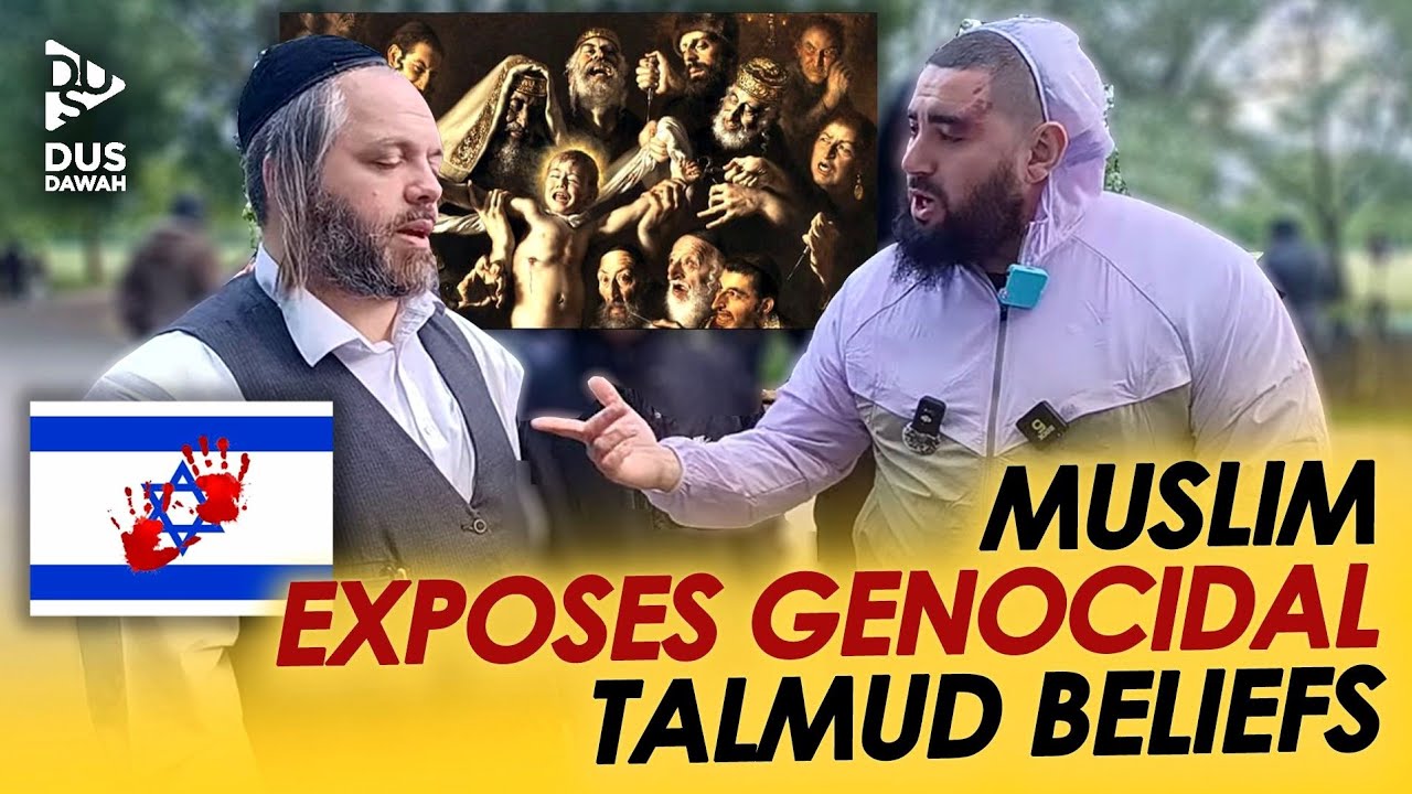 Muslim Exposes Genocidal Talmud Beliefs | Anwar Speakers Corner