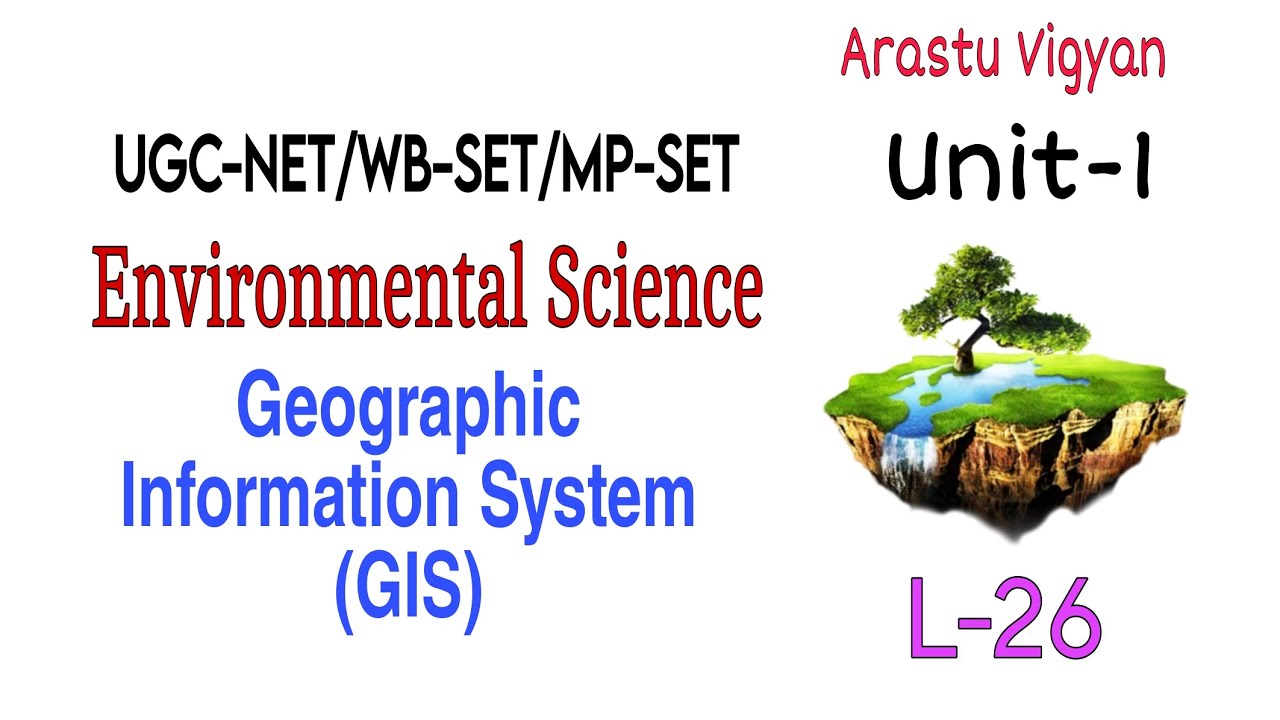 Geographic Information System (GIS) Unit-1 #environmentalscience #ugcnet #wbset #mpset 
