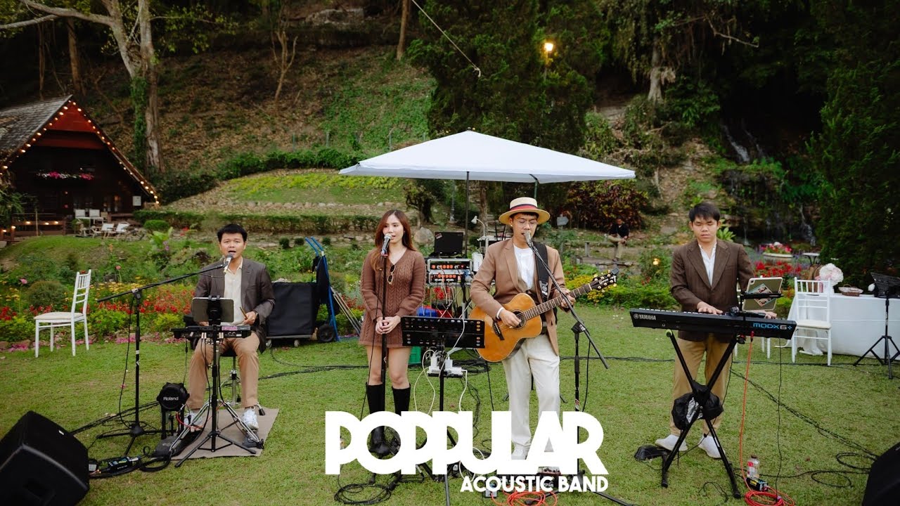POPPULAR Acoustic Band Live In Wedding Flora Creek at Krisada Doi (Cover)  วงดนตรีงานแต่งเชียงใหม่ 