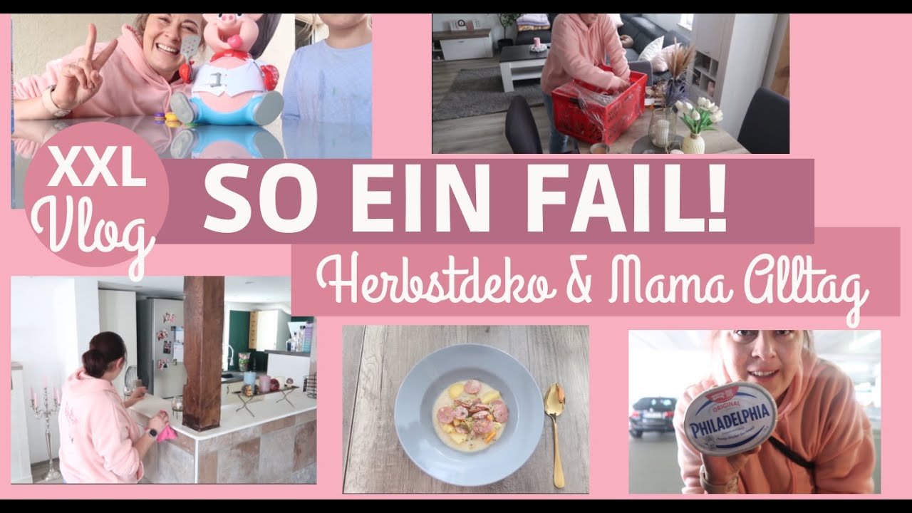 HERBSTDEKO FAIL| FOOD HAUL| MAMA ALLTAG| Fräulein Jasmin