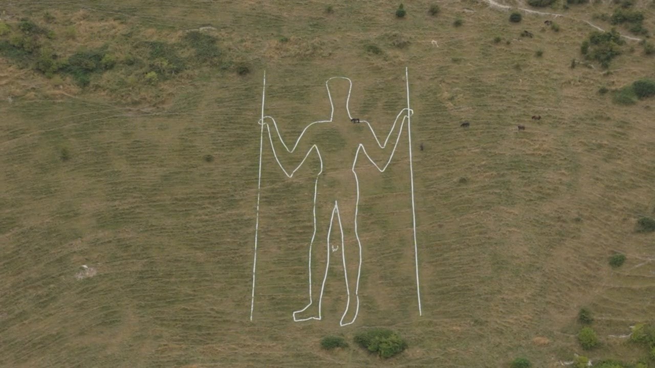 Litlington White Horse & The Long Man of Wilmington | 4K Drone Views