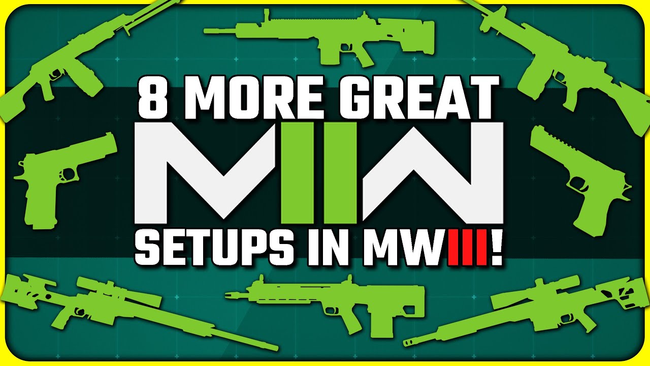 These 8 MWII Setups are AMAZING in Modern Warfare III! | (Non-AR/SMG Setups)