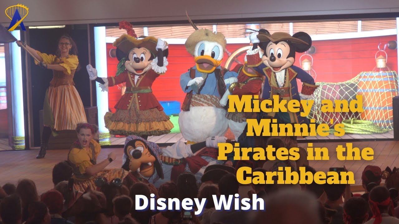Mickey and Minnie's Pirates in the Caribbean Show on the Disney Wish