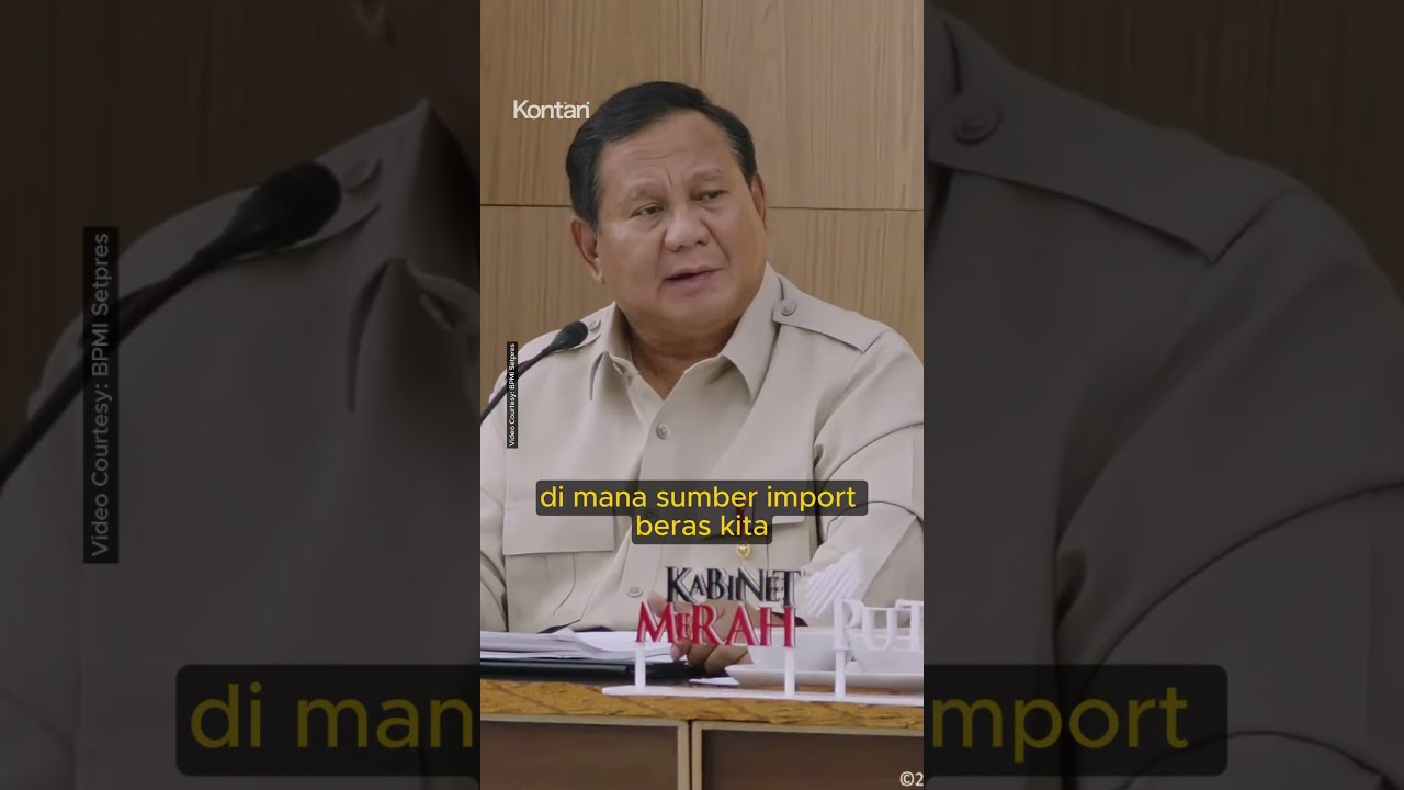 Presiden Umumkan RI Swasembada Beras 2025