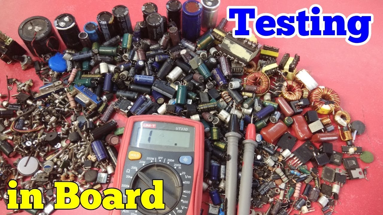 Electronic Components testing in board !! बेसिक इलेक्ट्रॉनिक कंपोनेंट को कैसे चैक करे