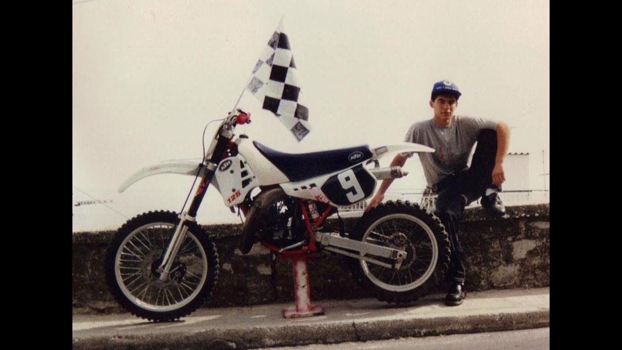 &Kappa;&Tau;&Mu; 125 MX in action at 1995 - Kavala Greece