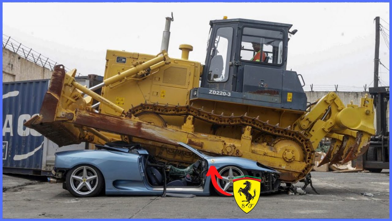Extreme Dangerous Powerful Car Crushing Machines | Must See This!