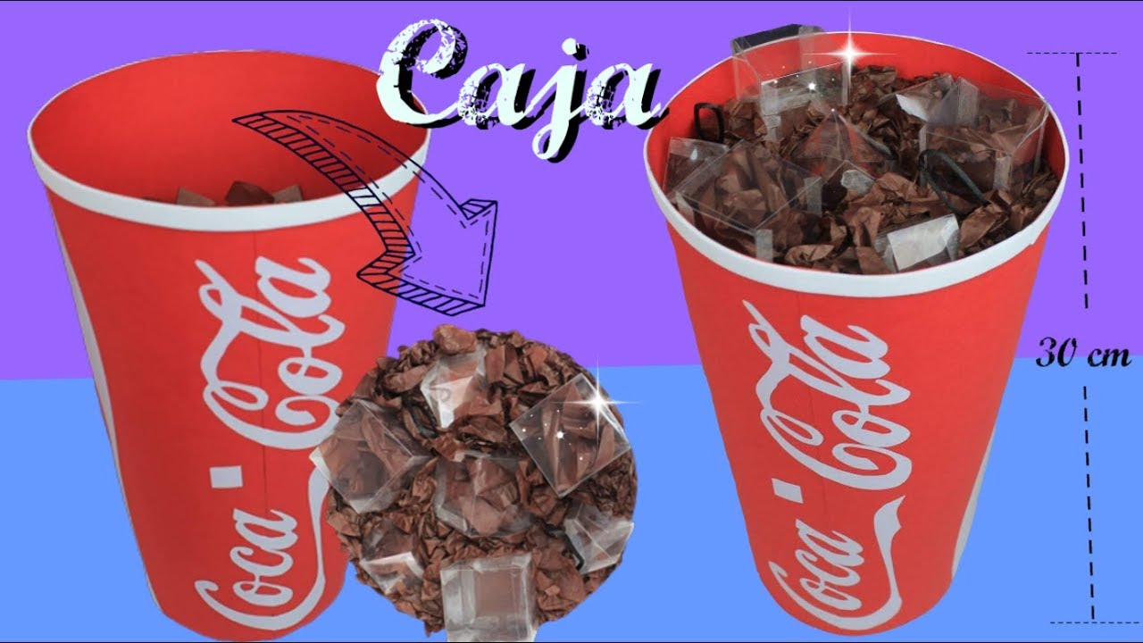 CAJA VASO DE COCA COLA | NOVIO/AMIGA | IVONNE E IVETTE