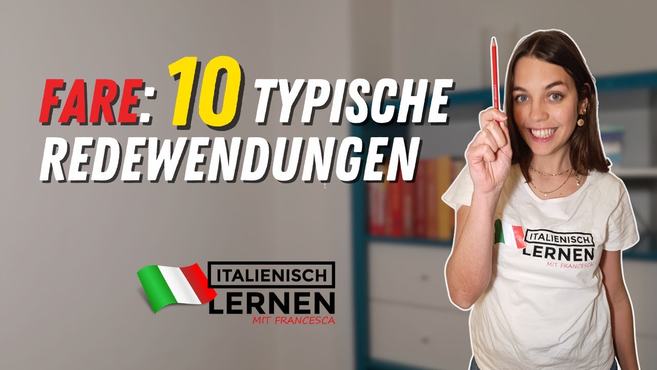 10 Italienische Ausdrücke mit dem Verb “Fare” | Italienische Sätze