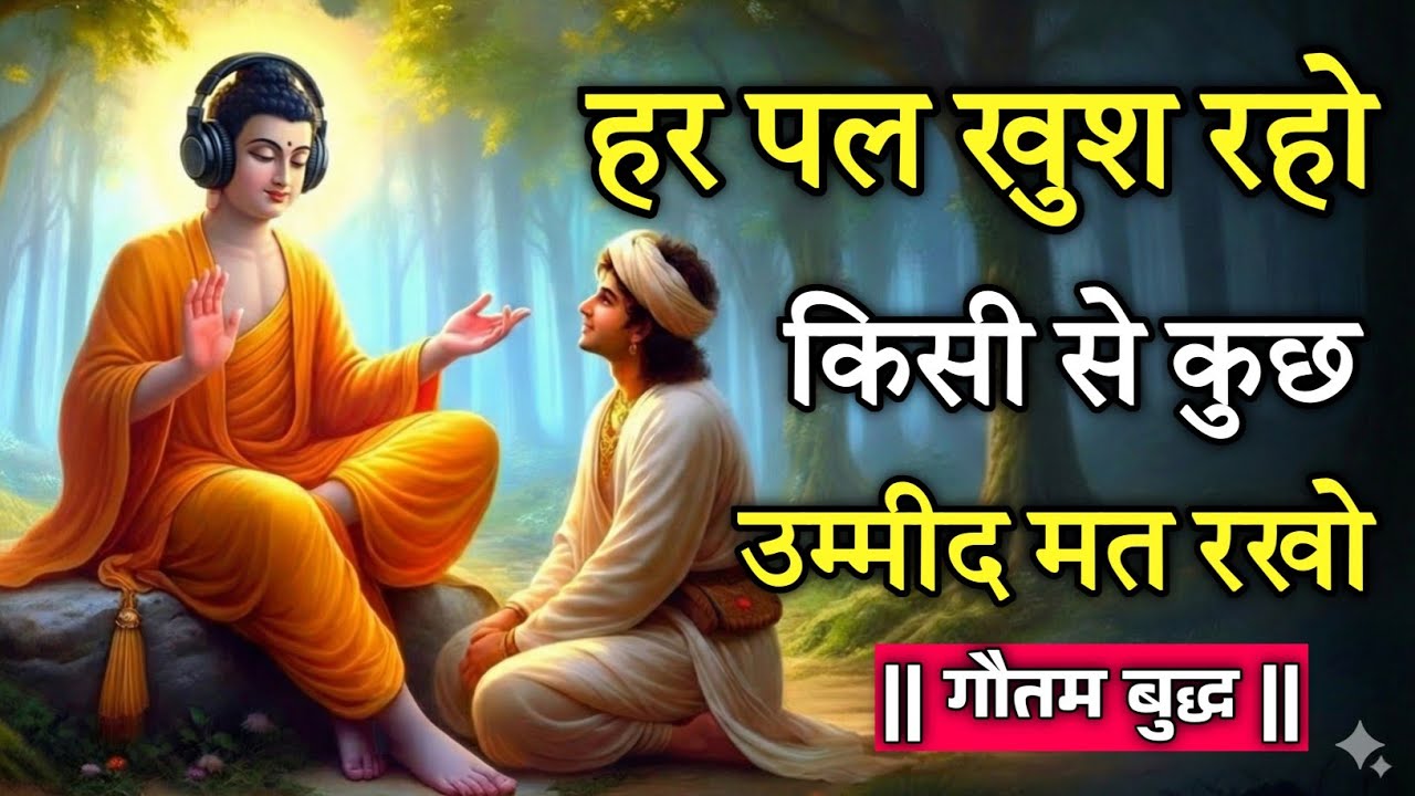 हर पल खुश रहो और किसी से कुछ उम्मीद मत रखो | Best Buddhist Motivation quotes for success in life 