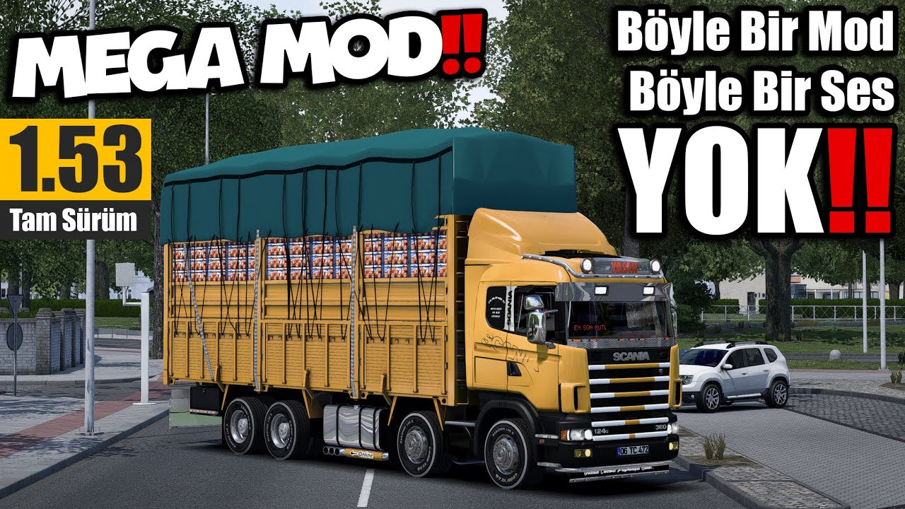 YOK BÖYLE BİR MEGA MOD !! EFSANE KURT EGZOS SESİ | ETS2 1.53 TAM SÜRÜM GELDİ !!