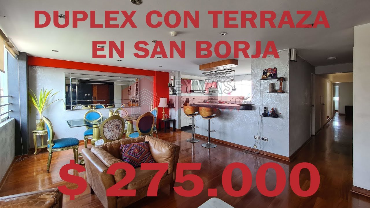 DEPARTAMENTO DUPLEX CON TERRAZA EN SAN BORJA