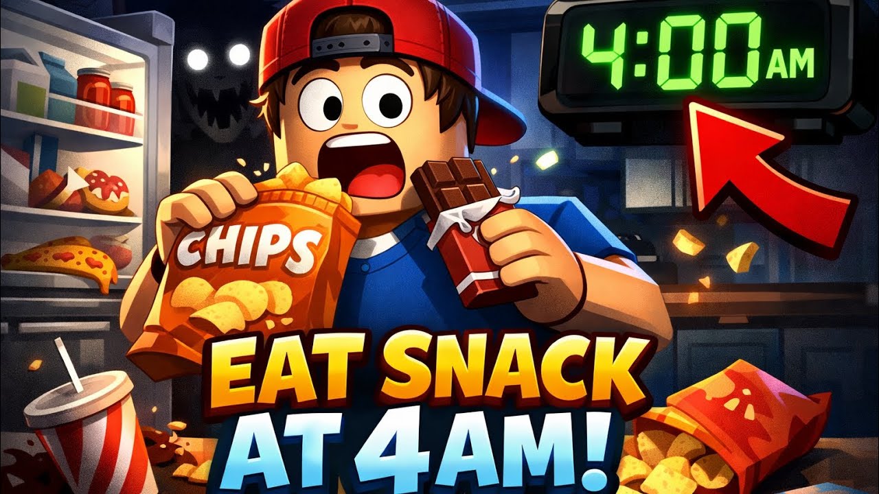 Eat a snack at 4 am | Roblox @ joystick gaming 