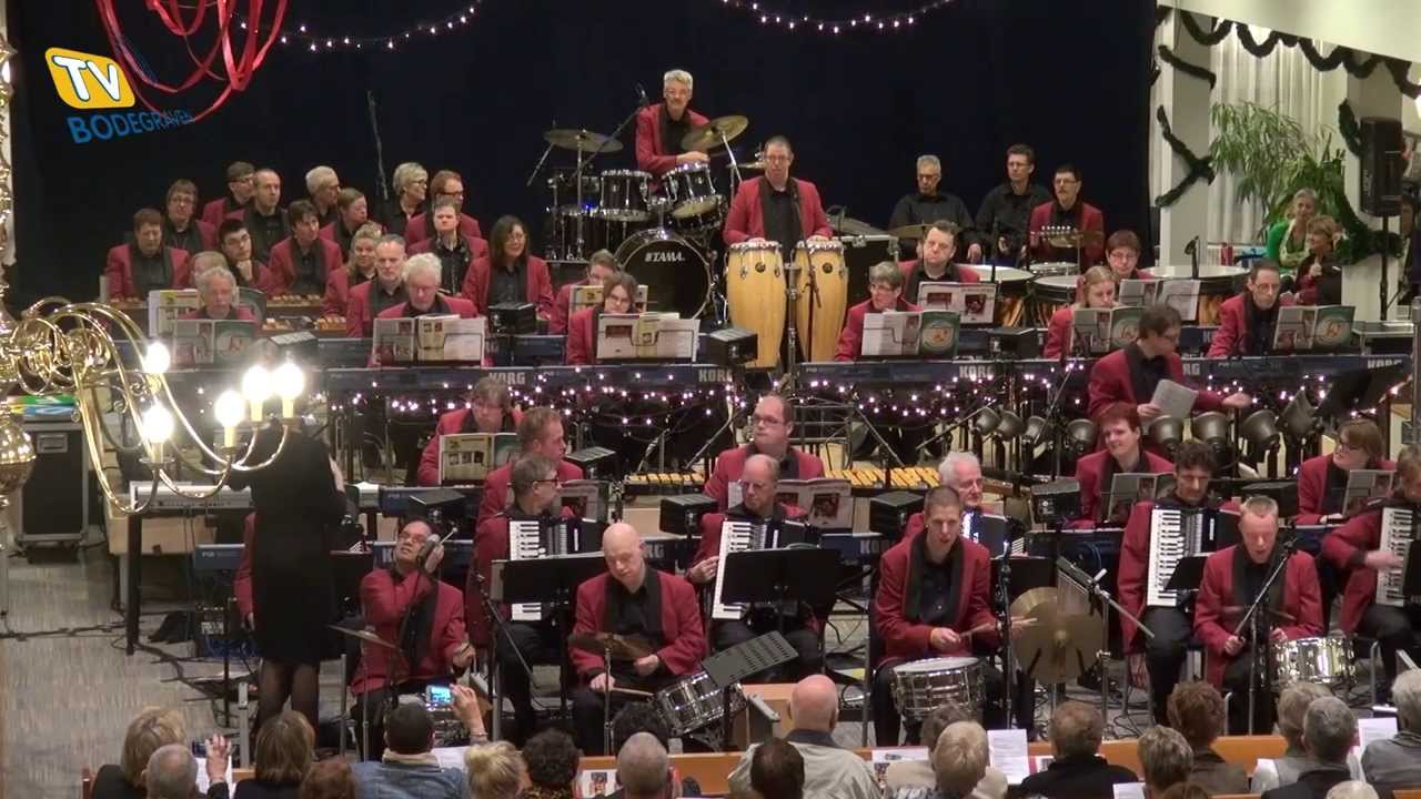 Kerstconcert Jostiband samen met  Anthem in de Ontmoetingskerk in Bodegraven
