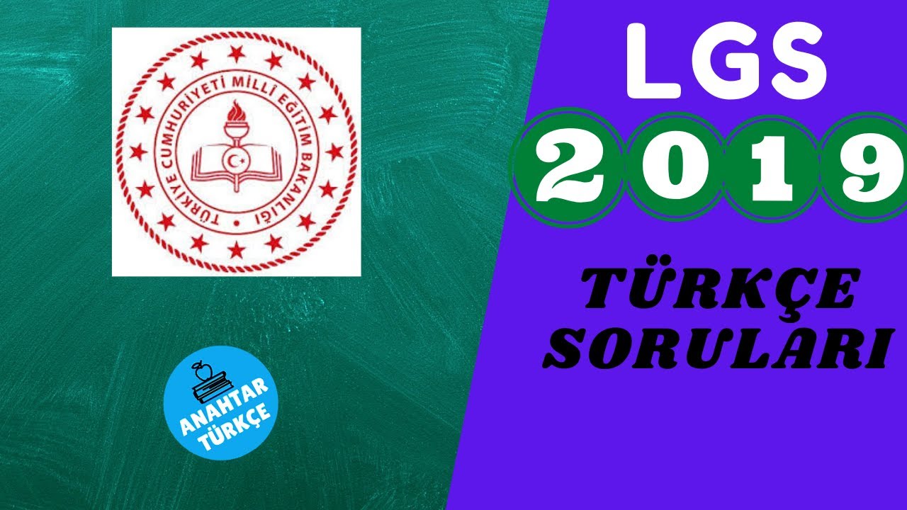 2019 LGS TÜRKÇE SORULARINI ÇÖZÜYORUZ