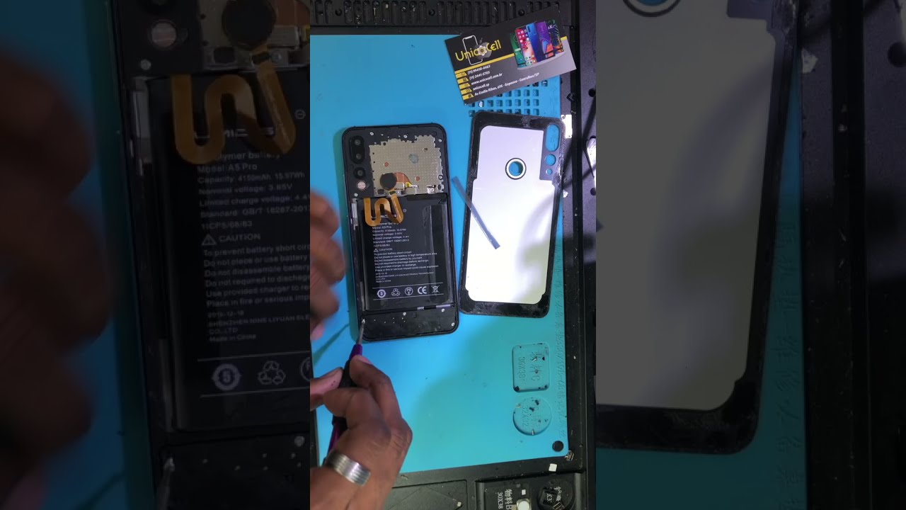 UMIDIGI A5 PRO - troca do dock de carga (conector de carga)