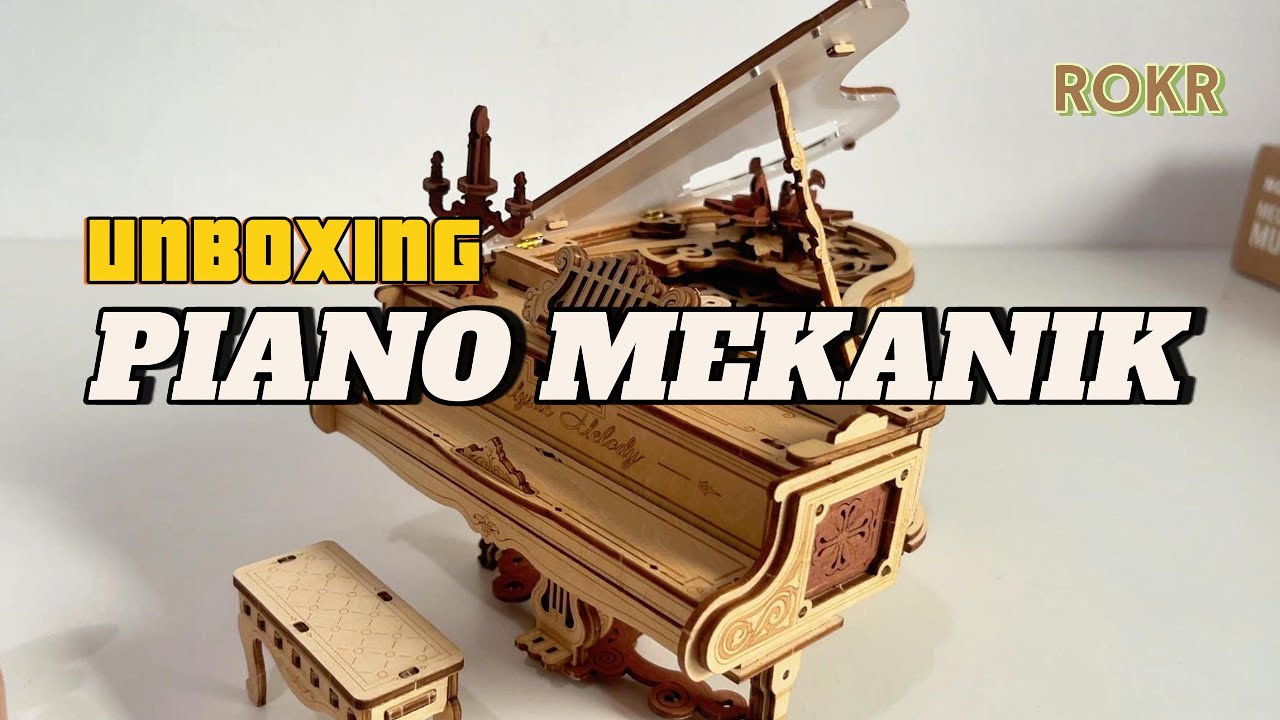 KEREN PARAH! Unboxing ROKR Magic Piano Mechanical Music Box — Bisa Main Lagu Sendiri?!