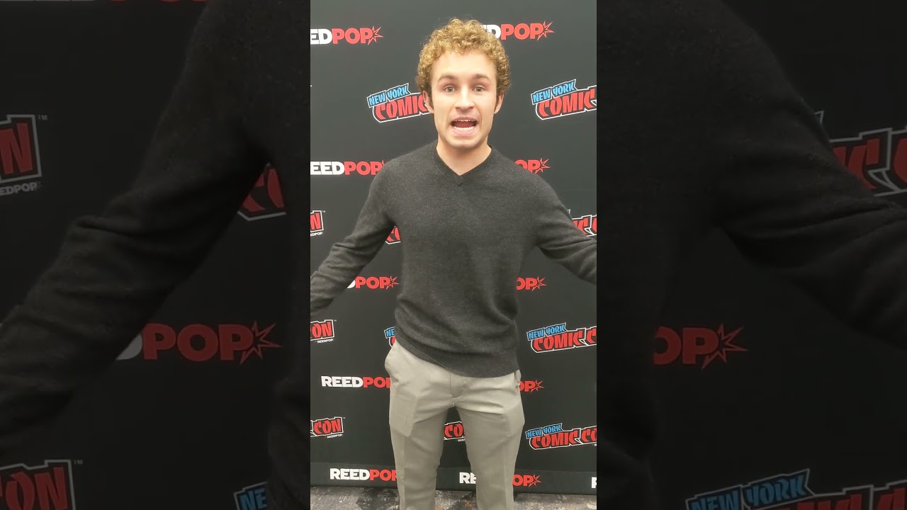 Sean Giambrone of The Goldbergs at NYCC Promoting Jurassic World: Chaos Theory!